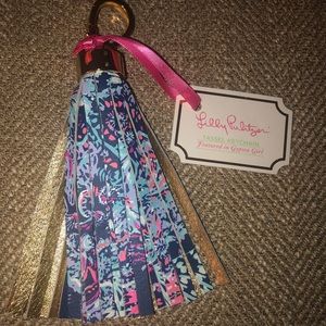 Lilly Pulitzer Tassel Keychain in Gypsea Girl